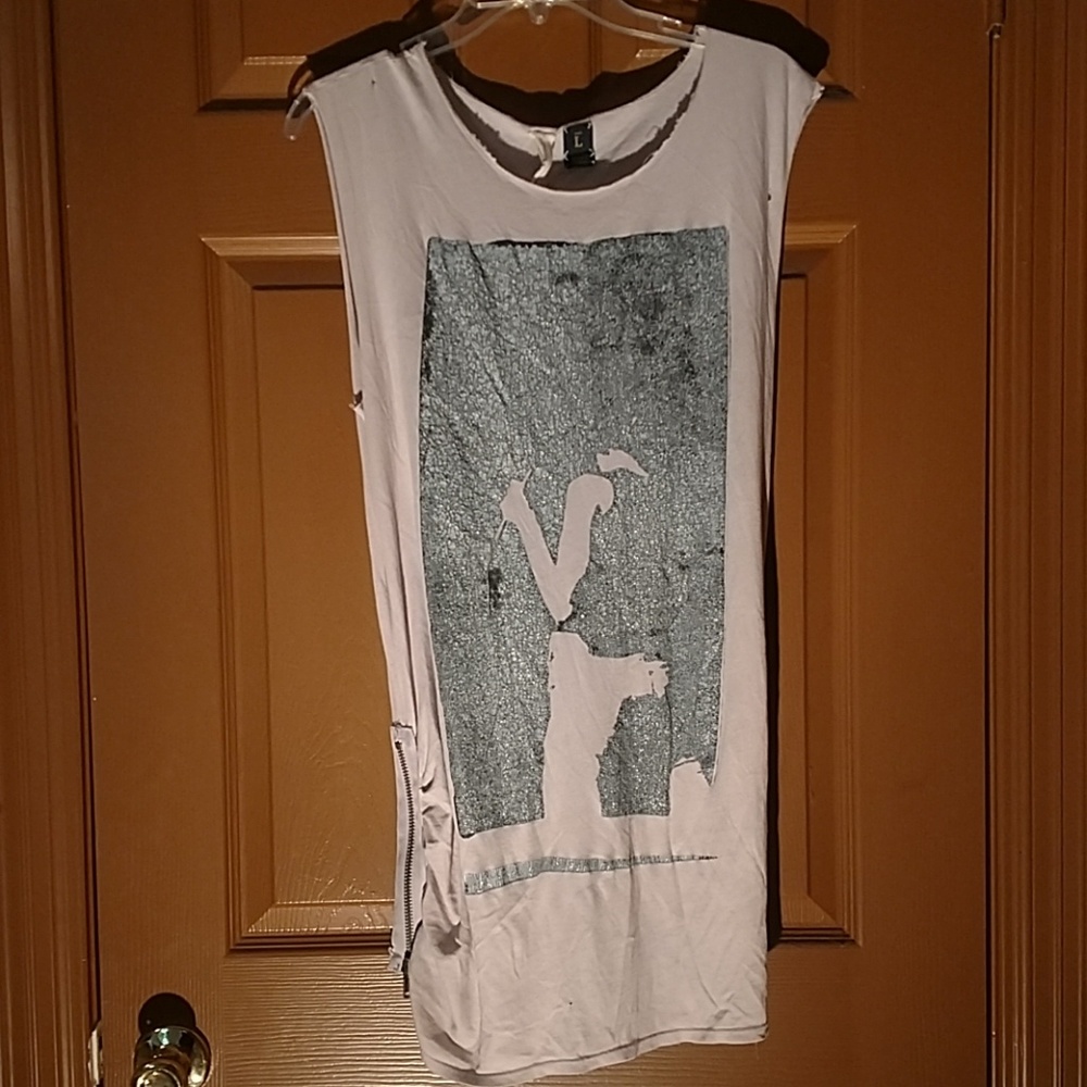 Juicy Couture Dress Light Bluish Silvery Gray